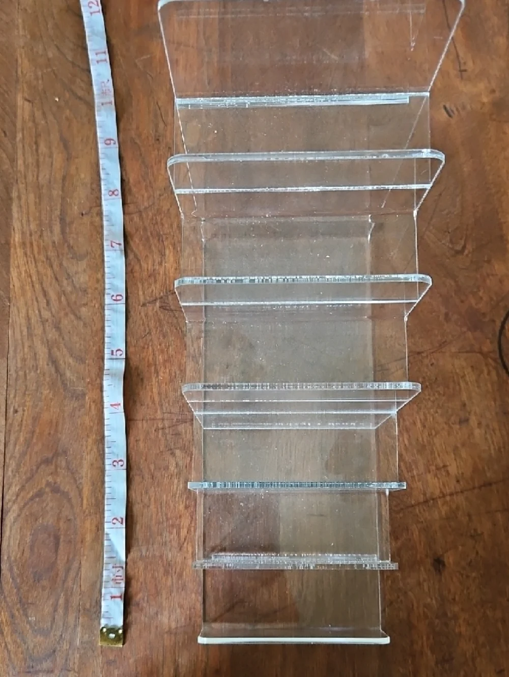 Clear Acrylic Tiered Wallet Organizer - Picture 3 of 3